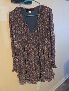 Women's Blue Rain Dress